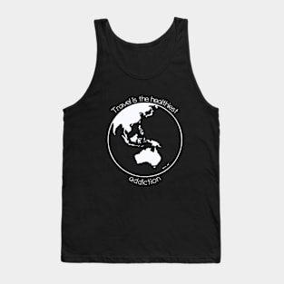 Travel is the healthiest addiction Tank Top